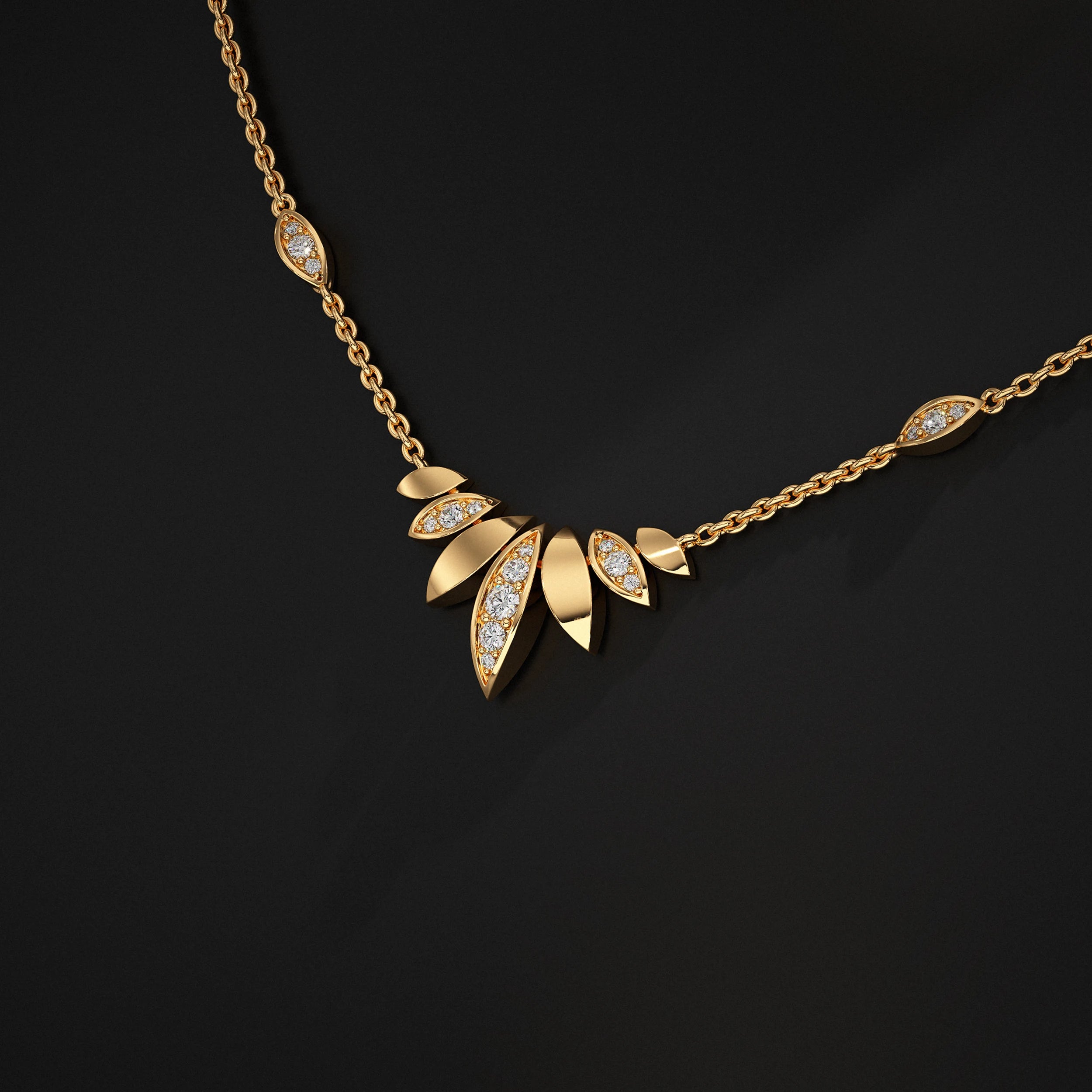 Petal Spark Lab Grown Diamond Pendant