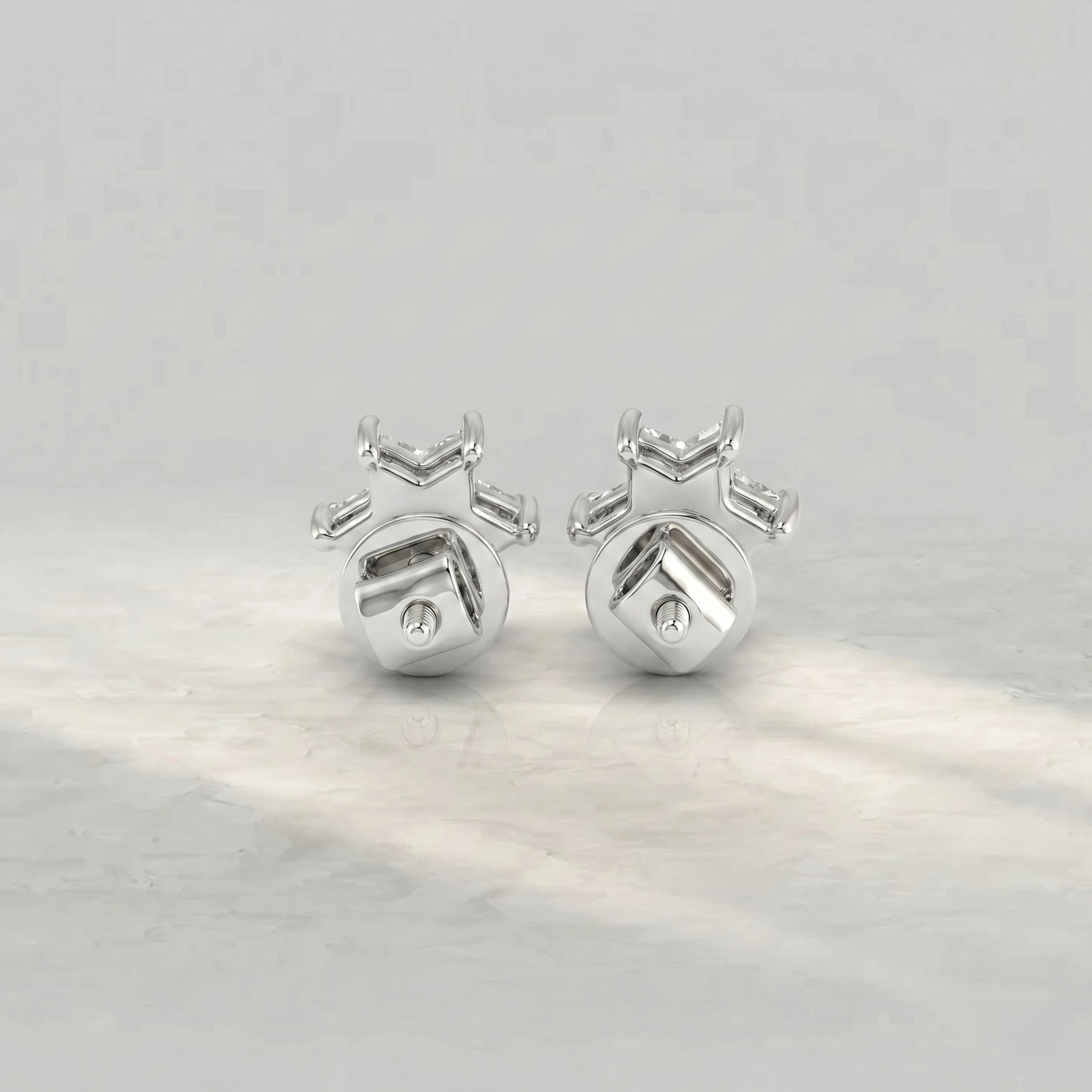 David Star Lab Diamond Stud Earrings Earrings