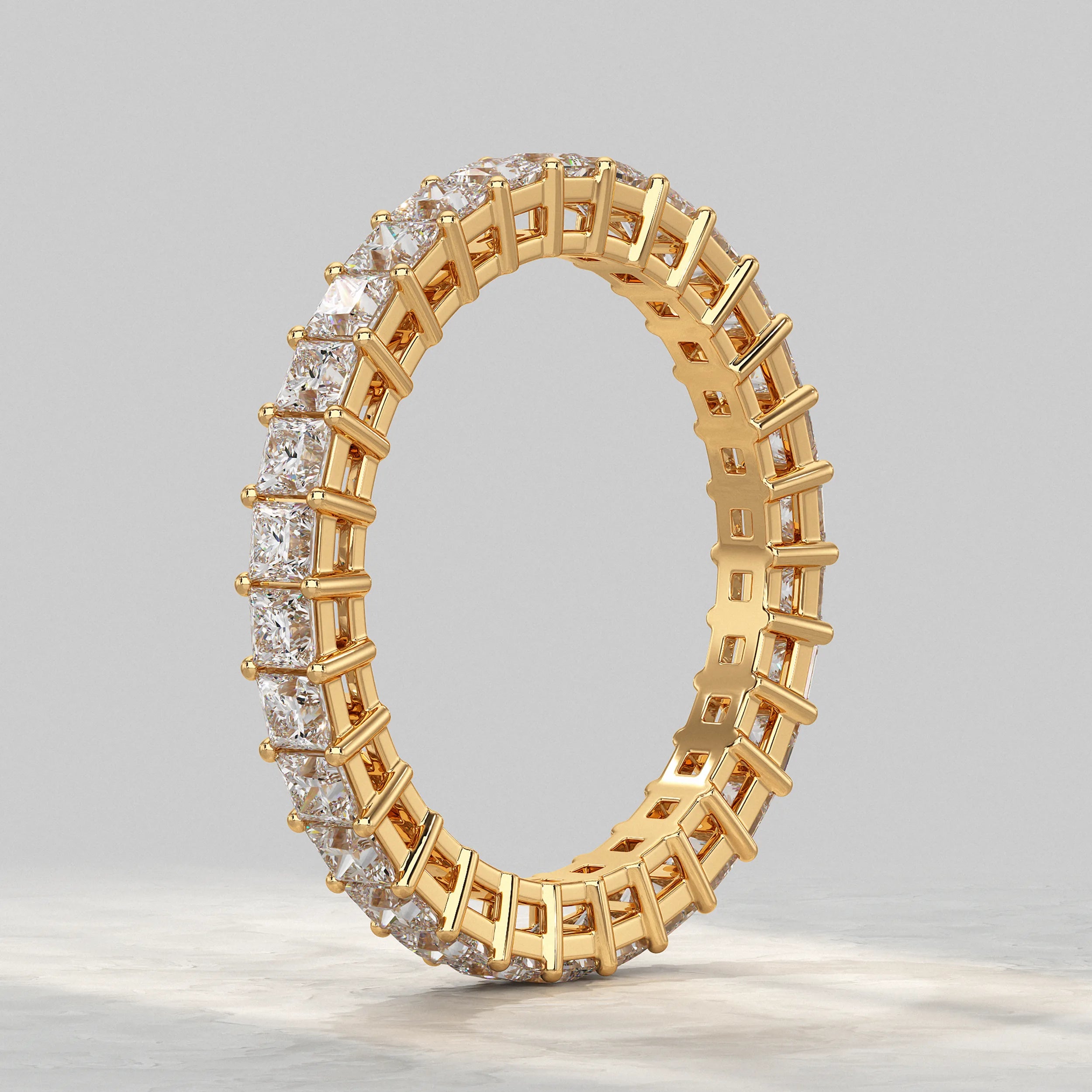 Princess Diamond Eternity Wedding Band