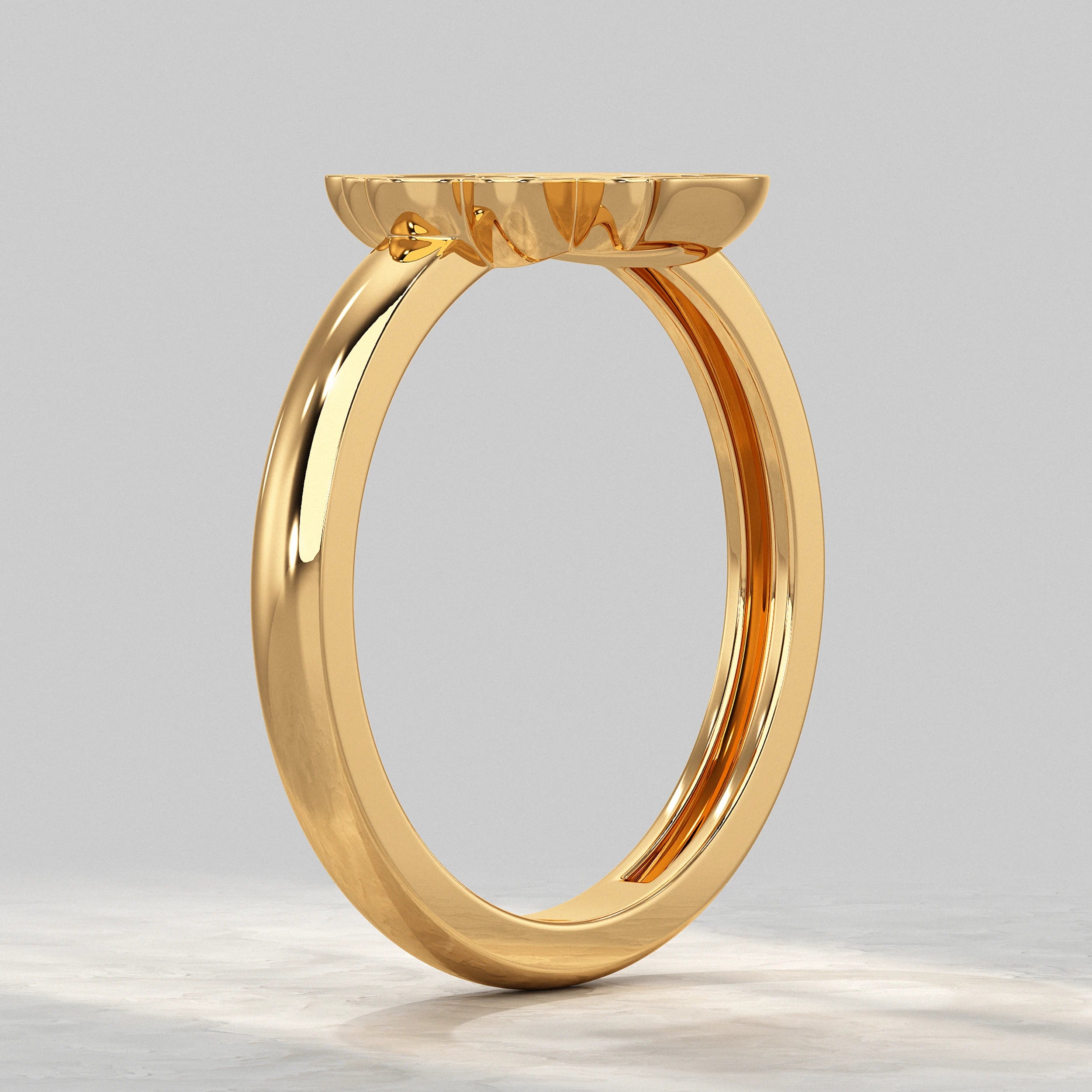 Hand Hamsa Evil Eye Lab Diamond Ring