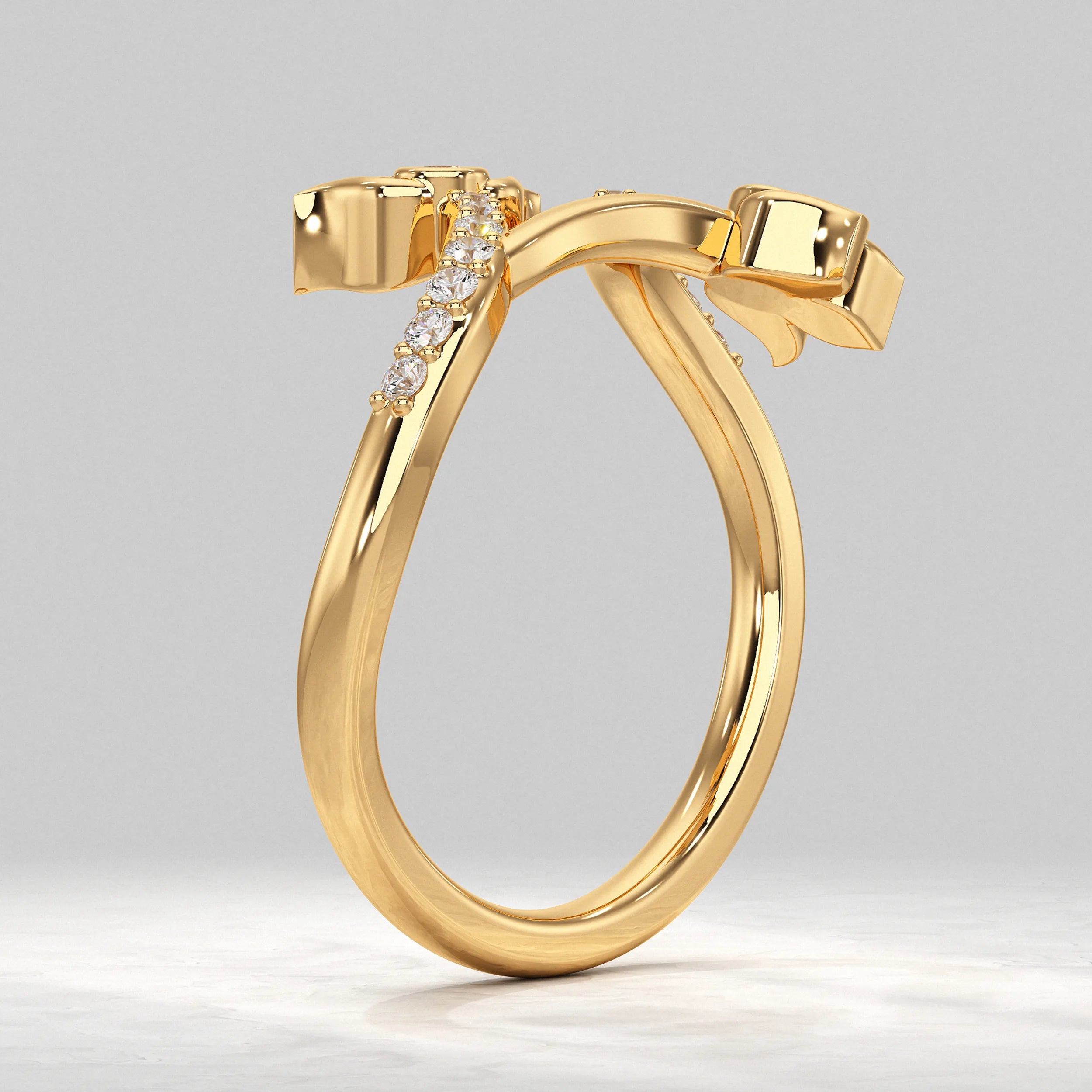 Yellow-Gold-Ring-with-Two-Pink-Pave-and-Diamond
