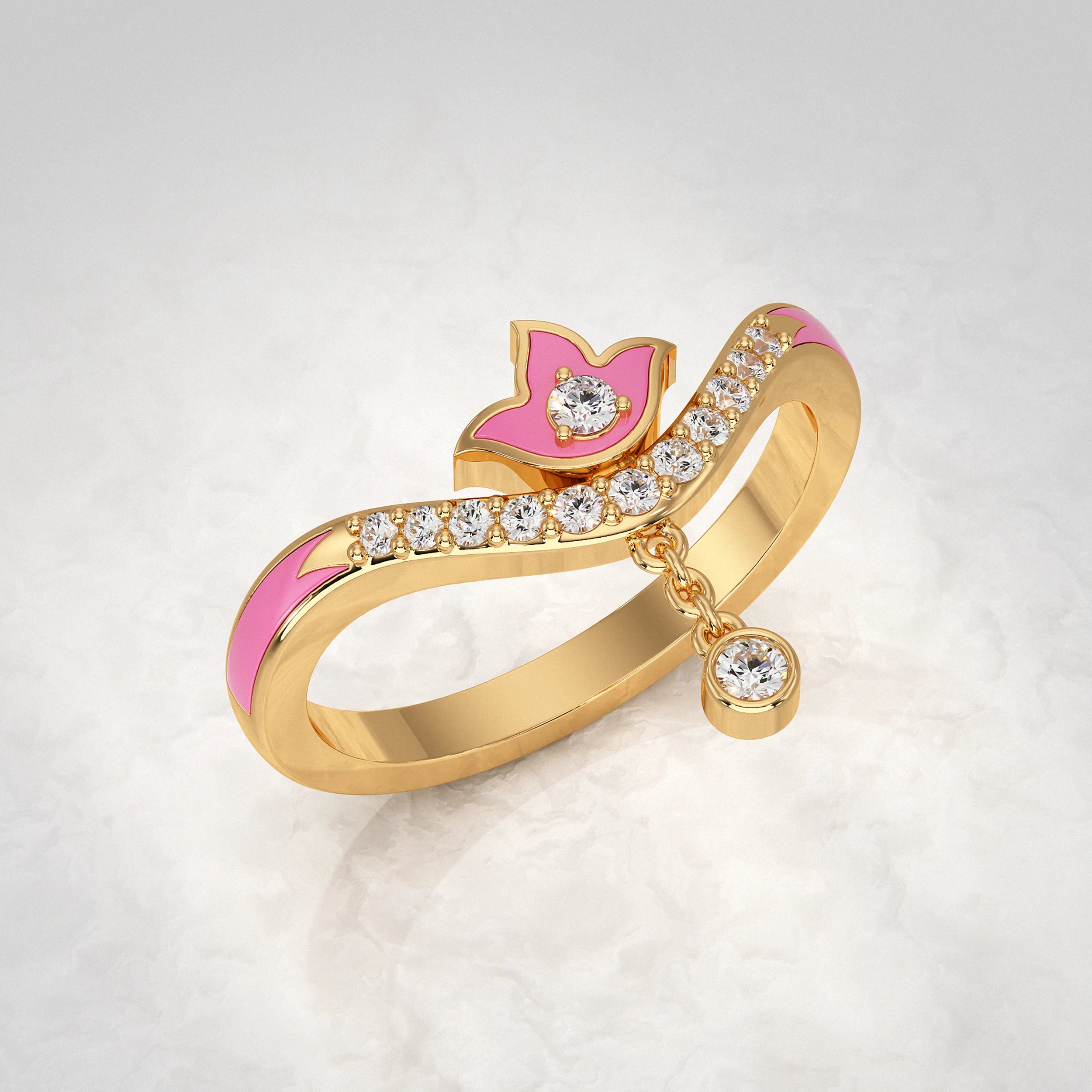 Elegant-Yellow-Gold-Ring-With-Bloom-Diamond-Design
