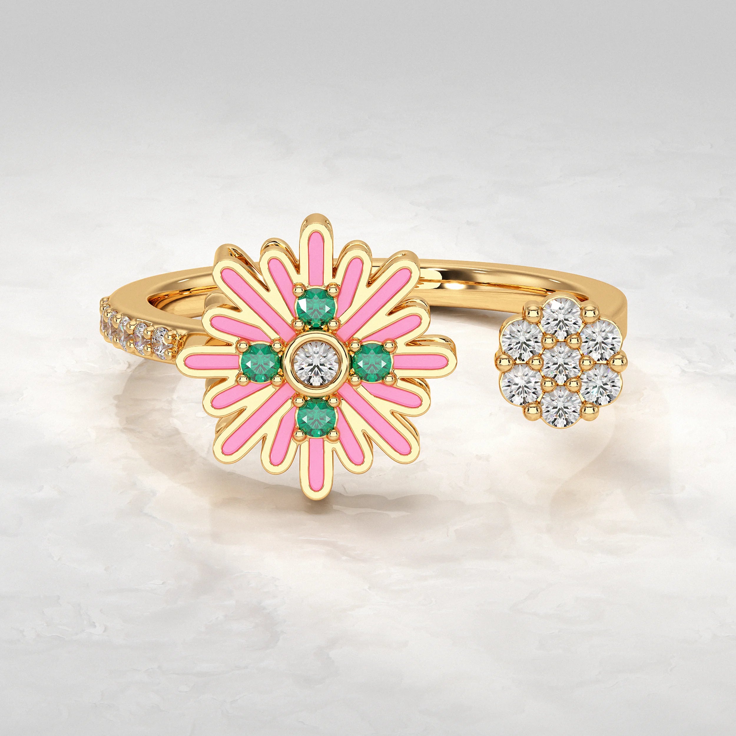 Yellow-Gold-Ring-With-Green-Gem-Diamond