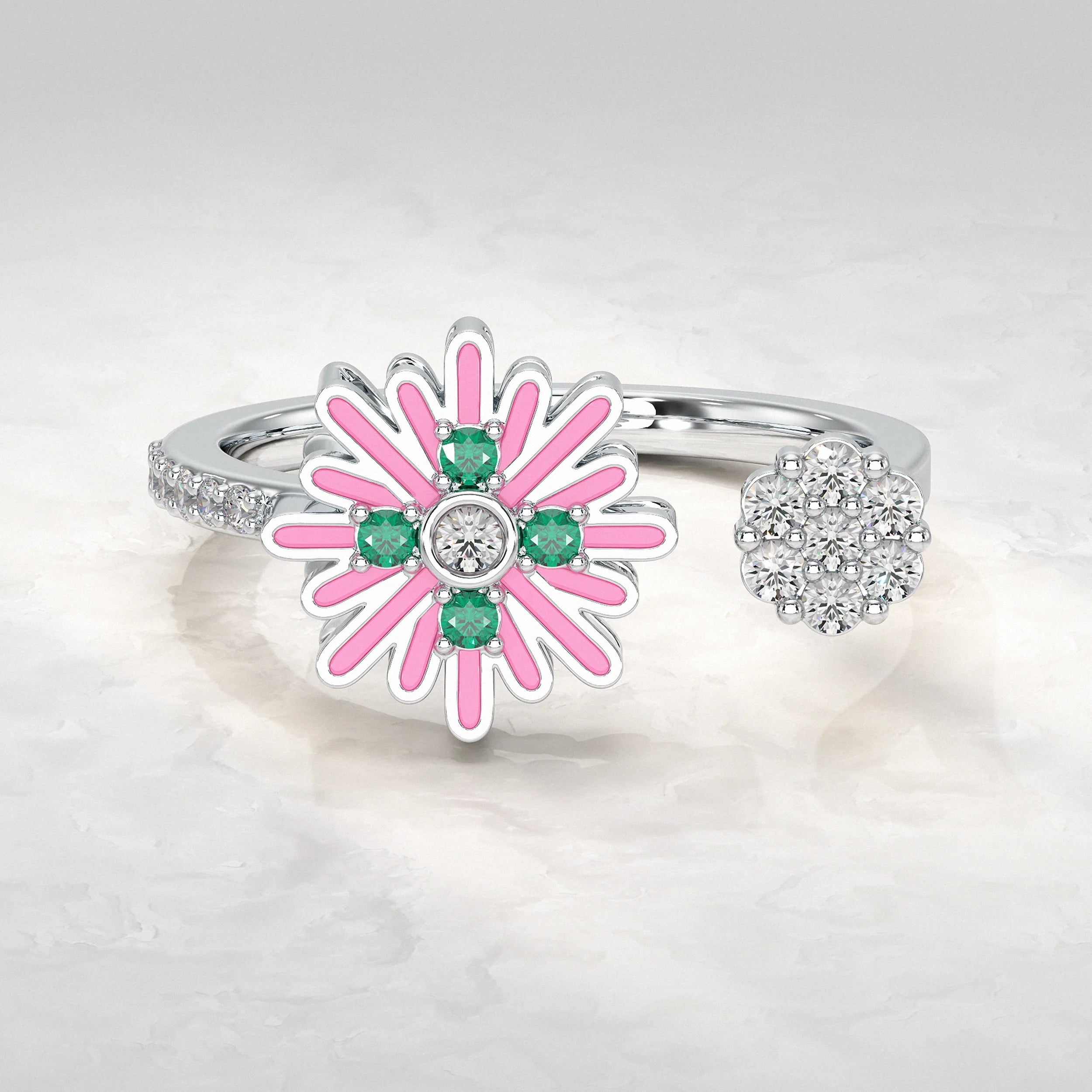  Silver-Ring-Round-Cut-Lab-Diamond

