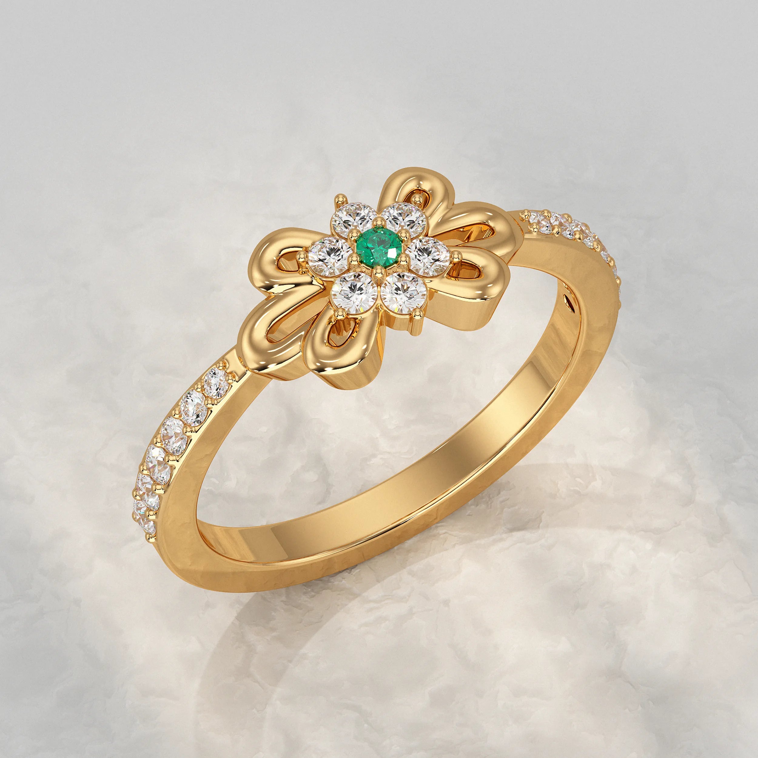 Yellow-Gold-Ring-With-Single-Center-Diamond
