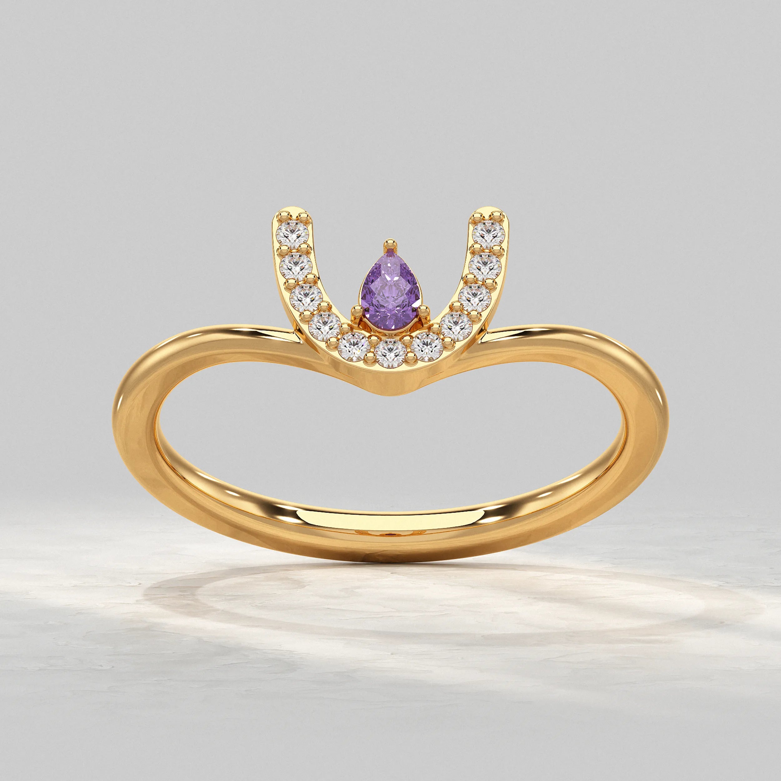 Yellow-Gold-Ring-With-Central-Gem-Diamond