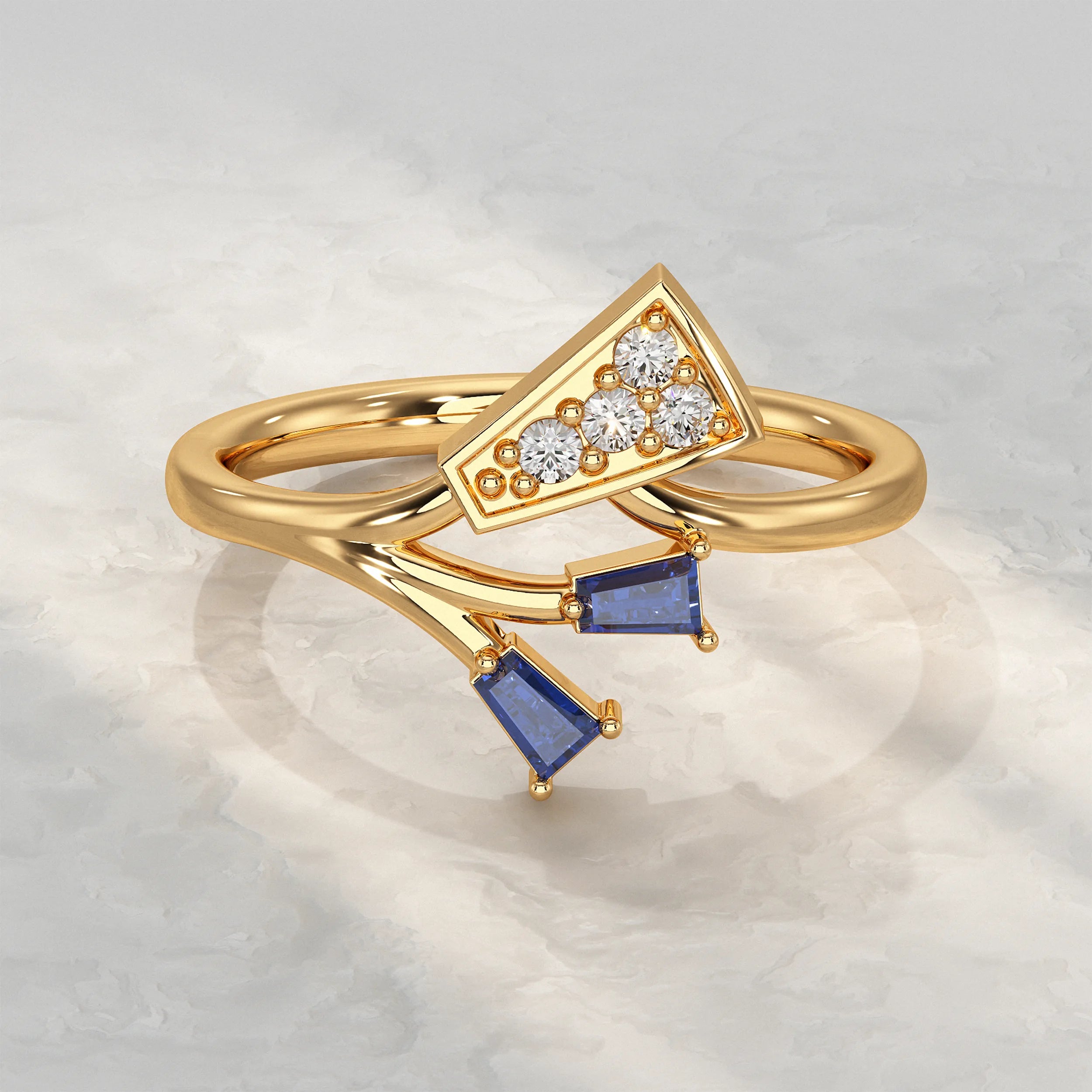 Yellow-Gold-Ring-With-Tapered-Diamond

