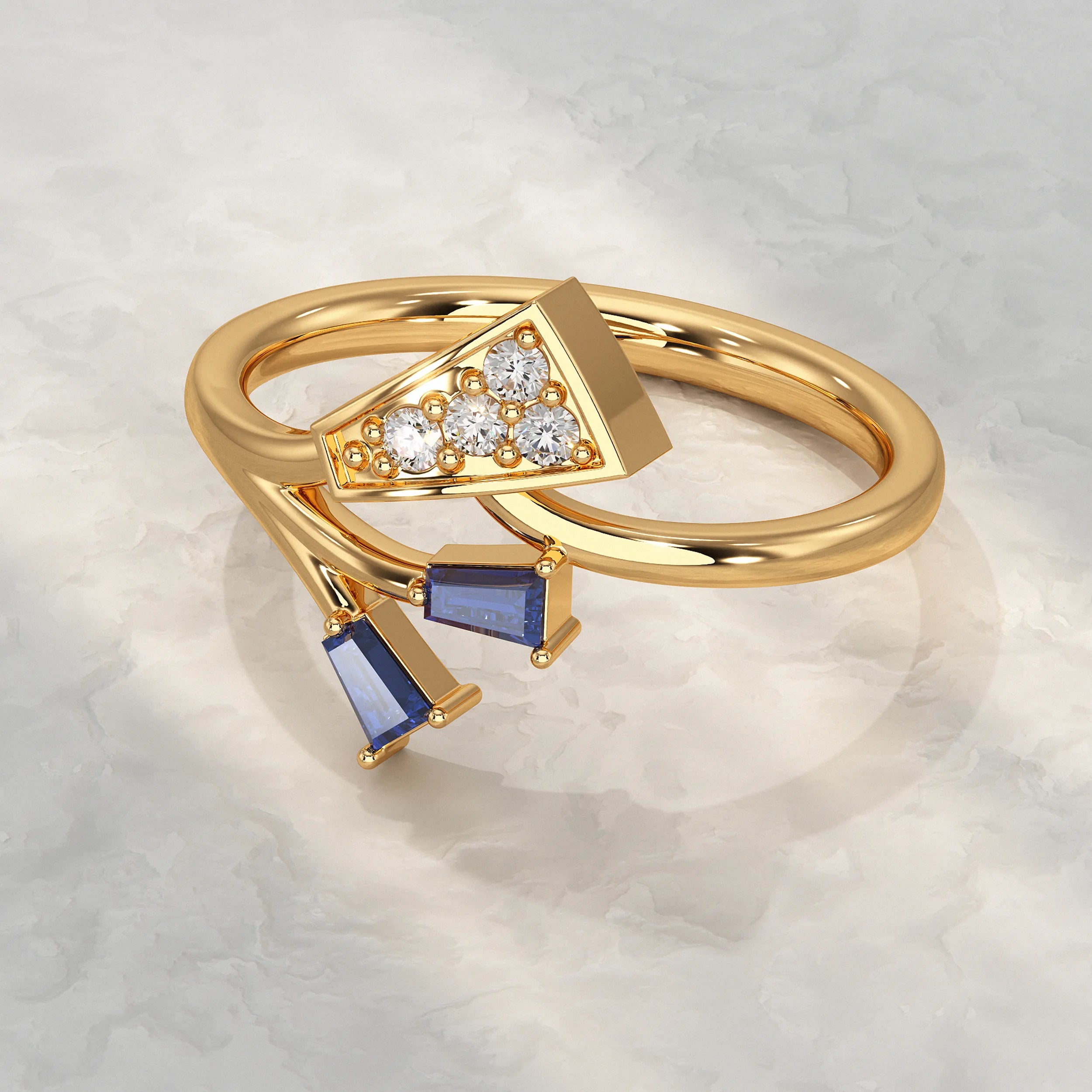 Yellow-Gold-Ring-With-Blue-Sapphire-Diamond
