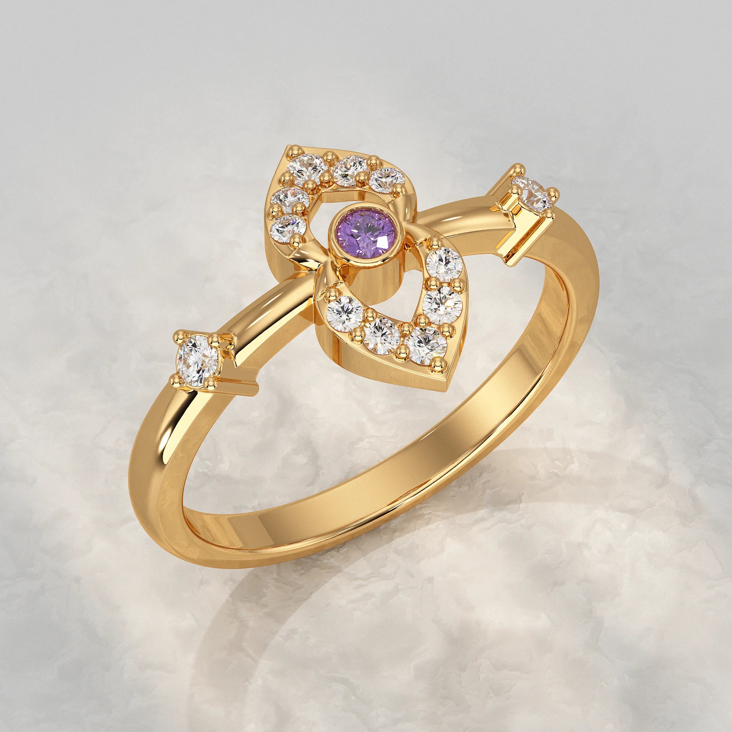  Yellow-Gold-Lab-Diamond-Ring 
