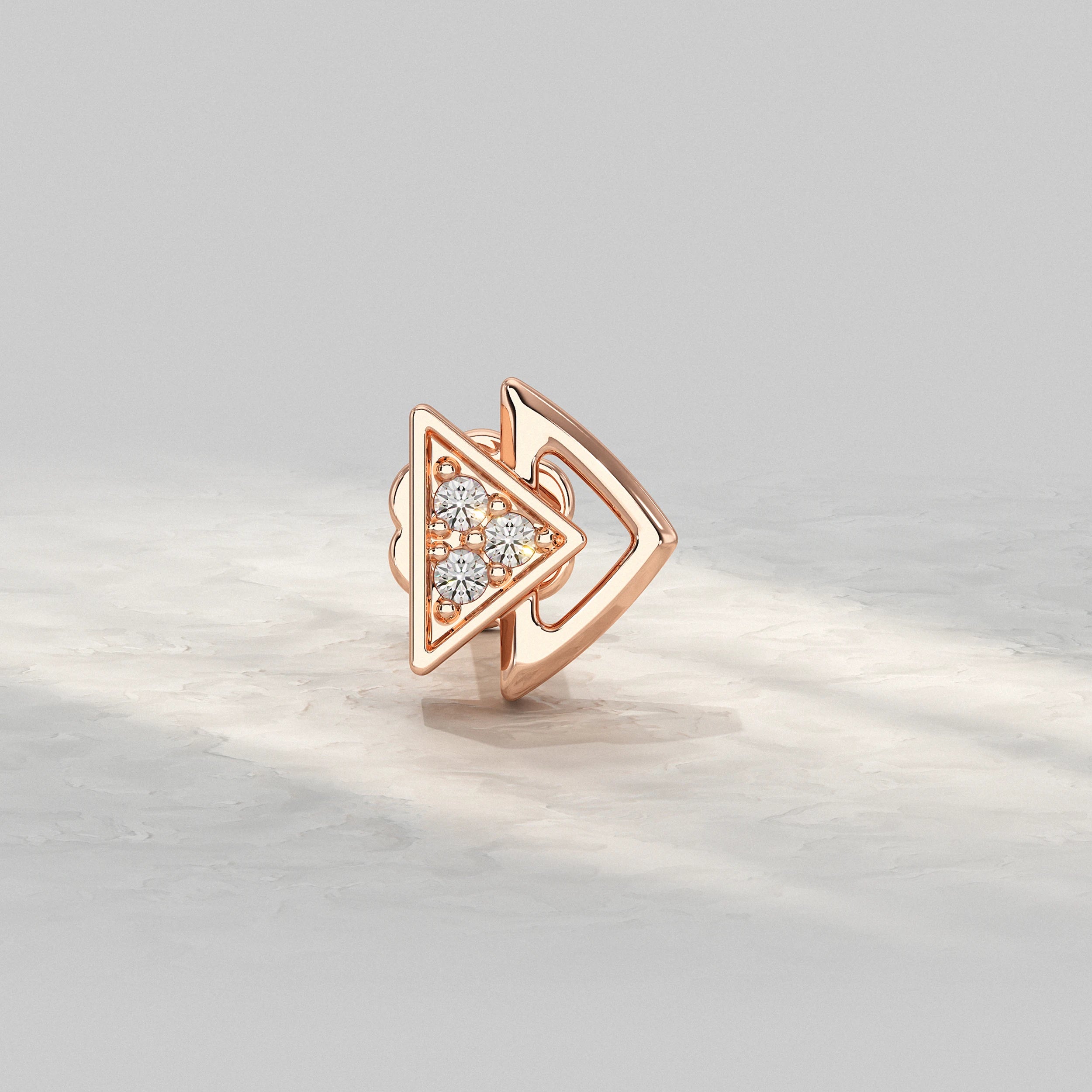 Stylish-Triangle-Design-Nose-Pin-In-Rose-Gold-With-Lab-Diamond