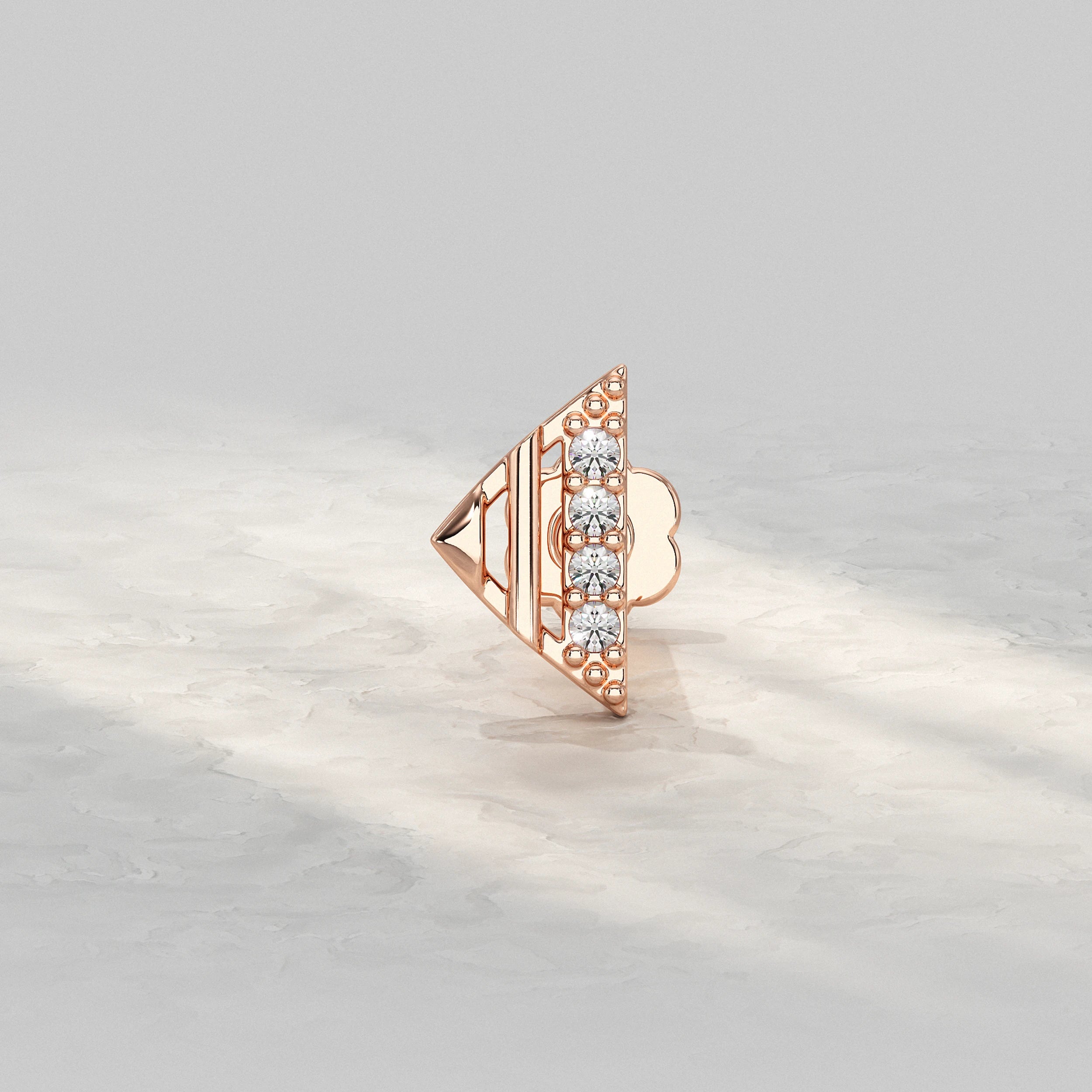 Stylish-Triangle-Design-Nose-Pin-In-Rose-Gold-With-Lab-Diamond