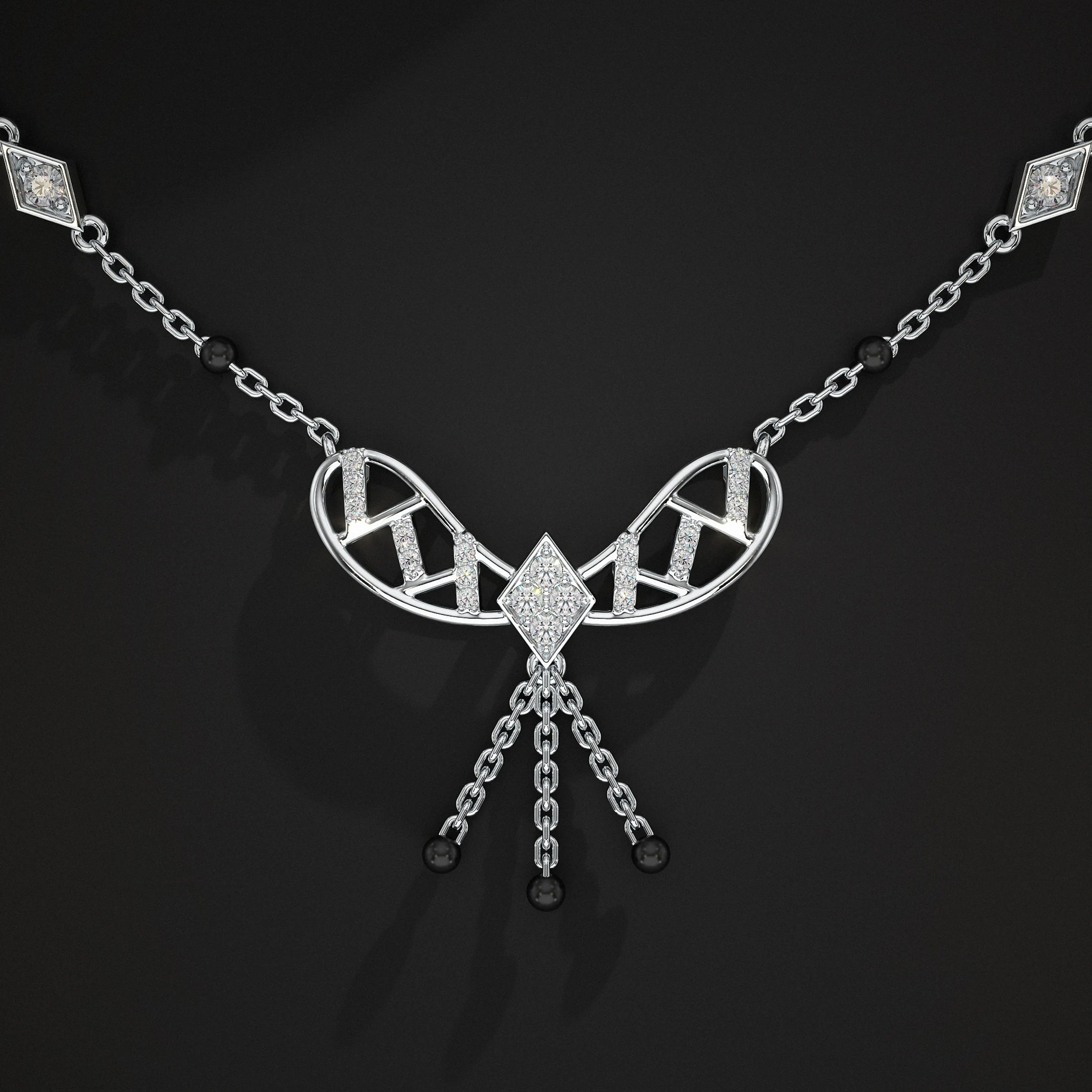 Bow Style Lab Diaond Mangal sutra