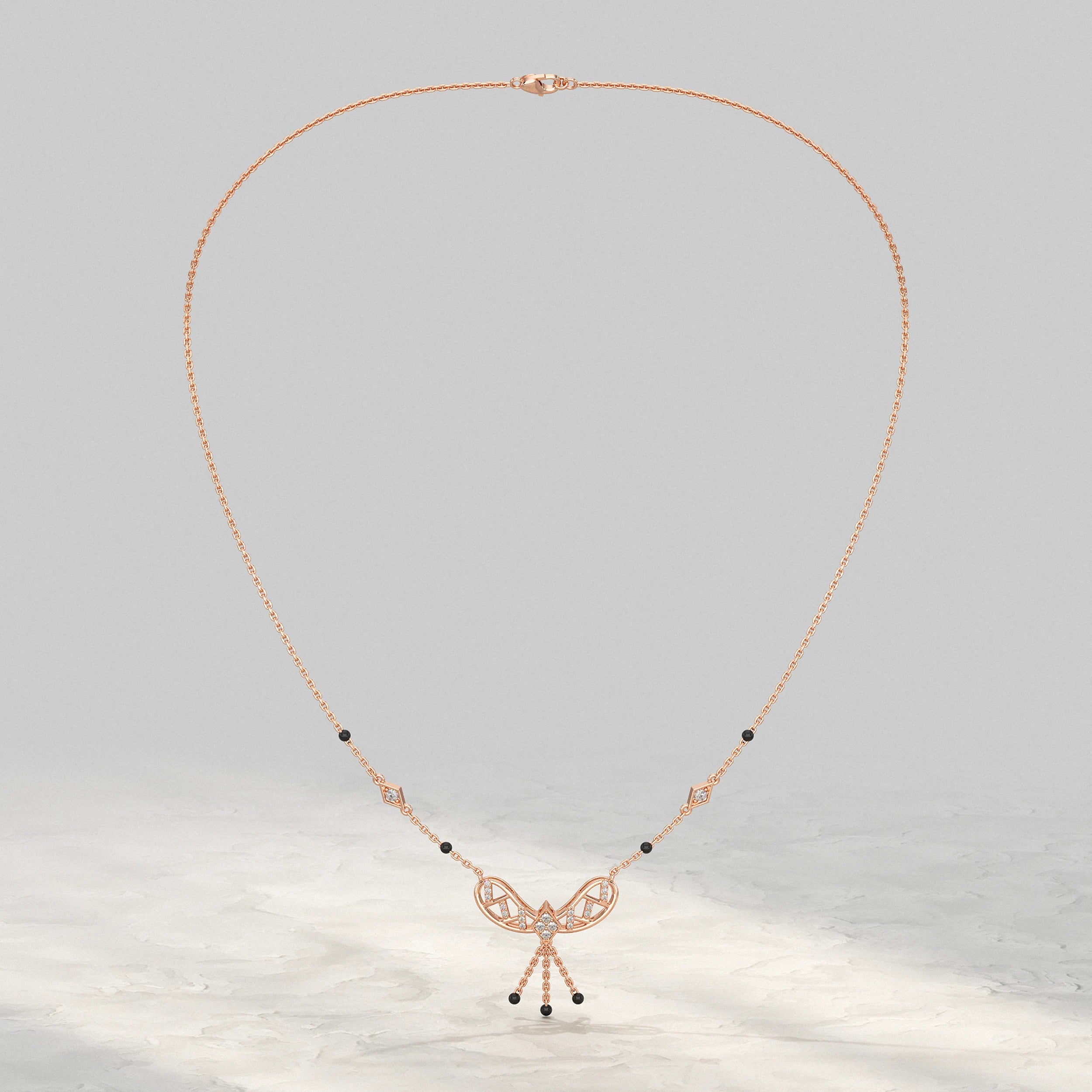 Bow Style Lab Diaond Mangal sutra