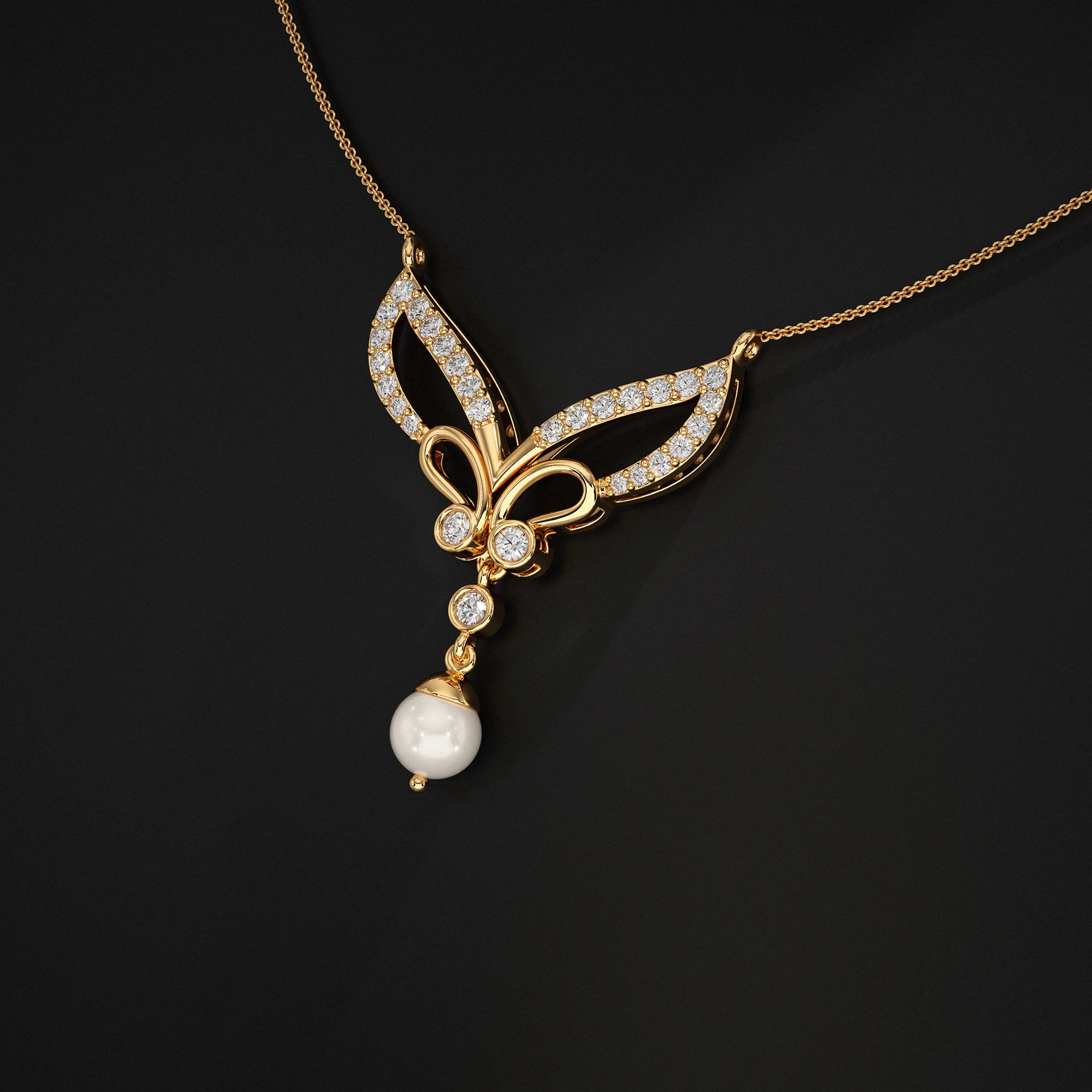 Wing Drop And Dangle Pendant