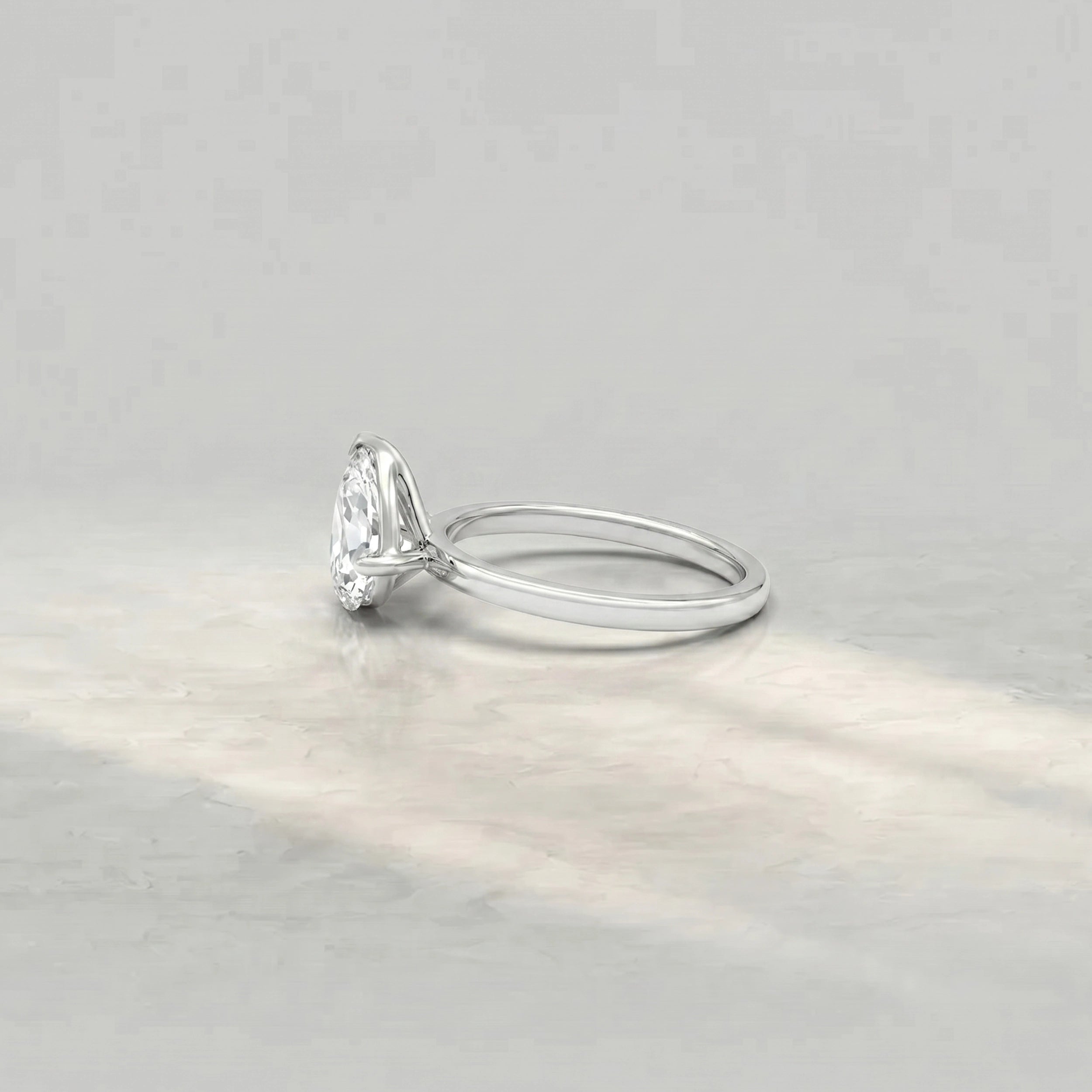 Pear Lab Diamond Toi Et Moi Engagement Ring