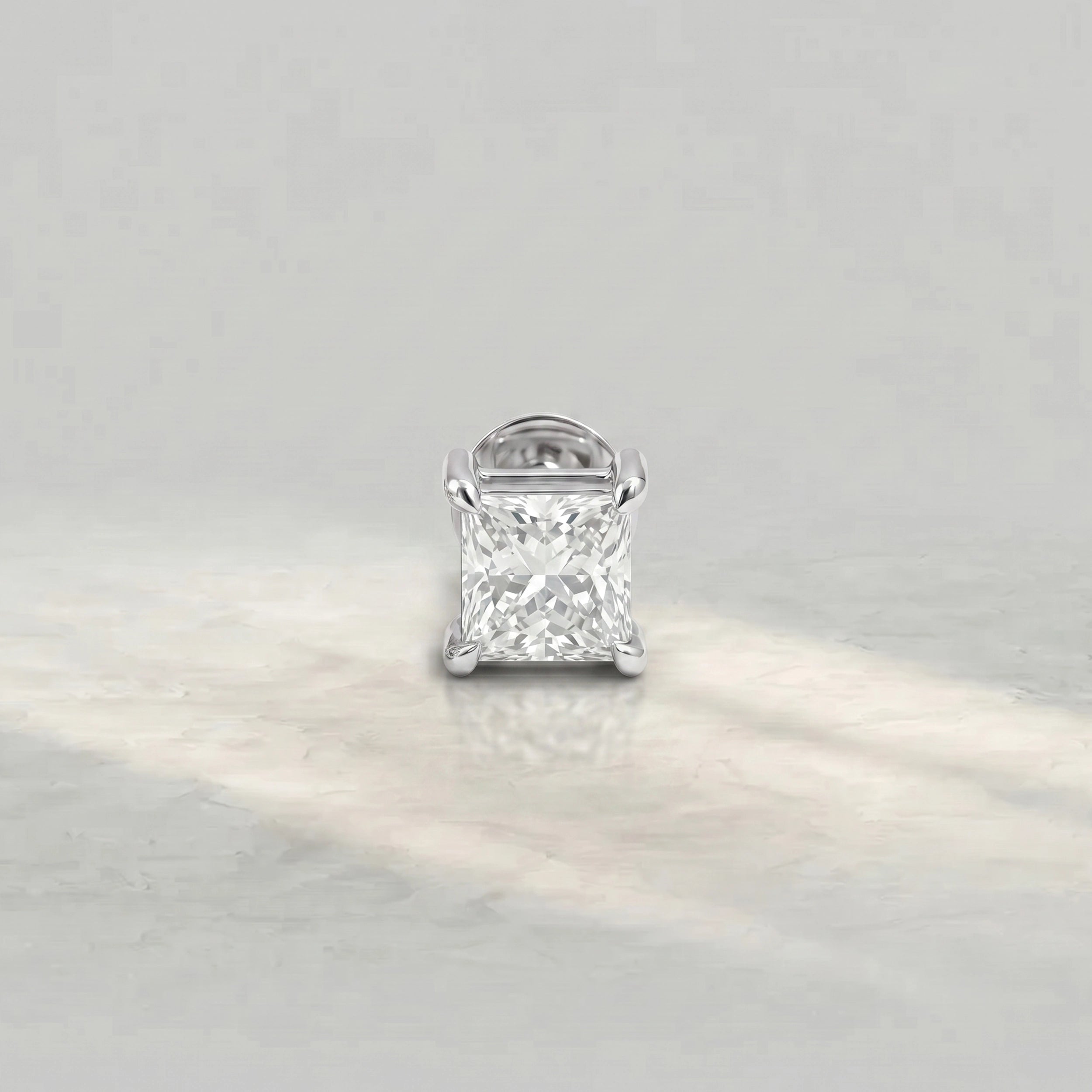 Princess Lab Grown Diamond Men's Stud