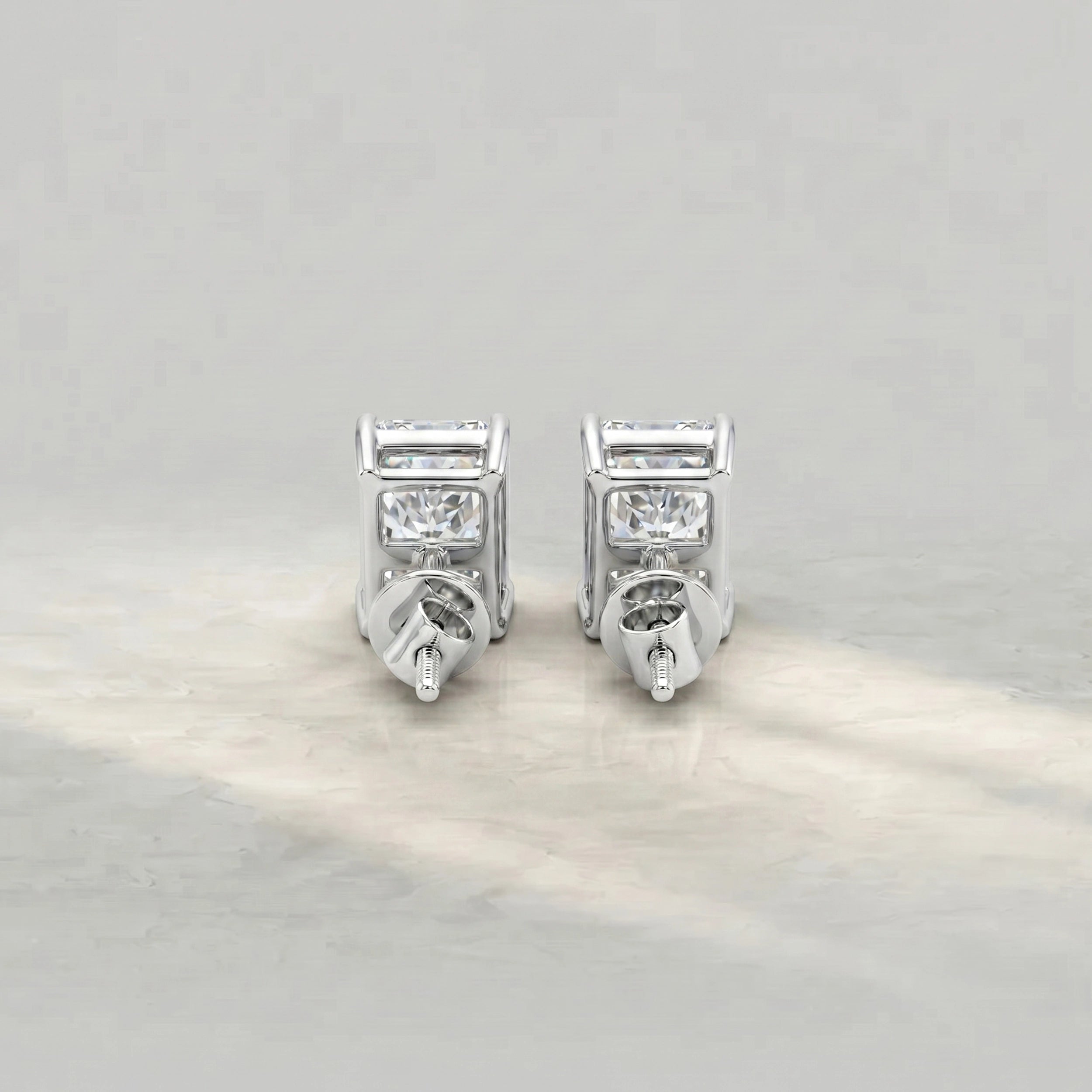 Radiant Lab Diamond Stud Earrings Earrings