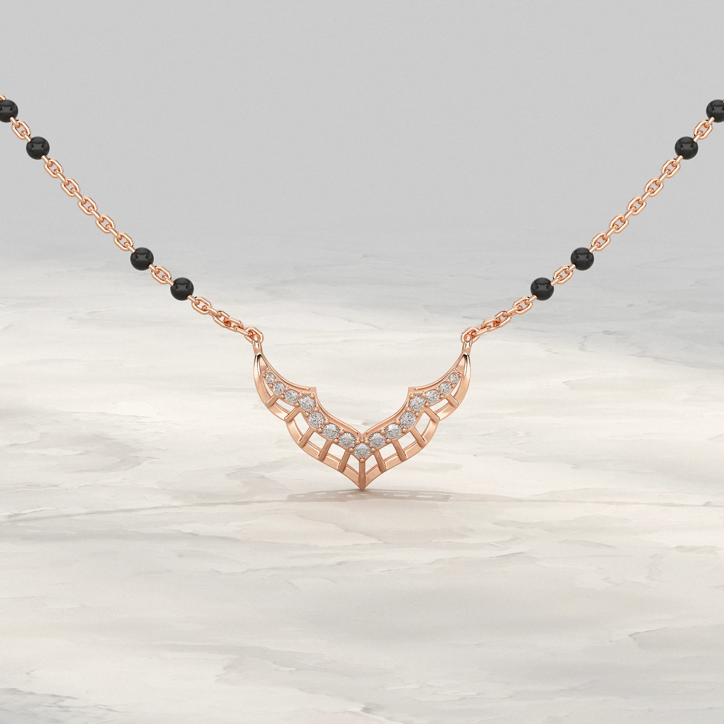 Unique Style Lab Diamond Mangalsutra