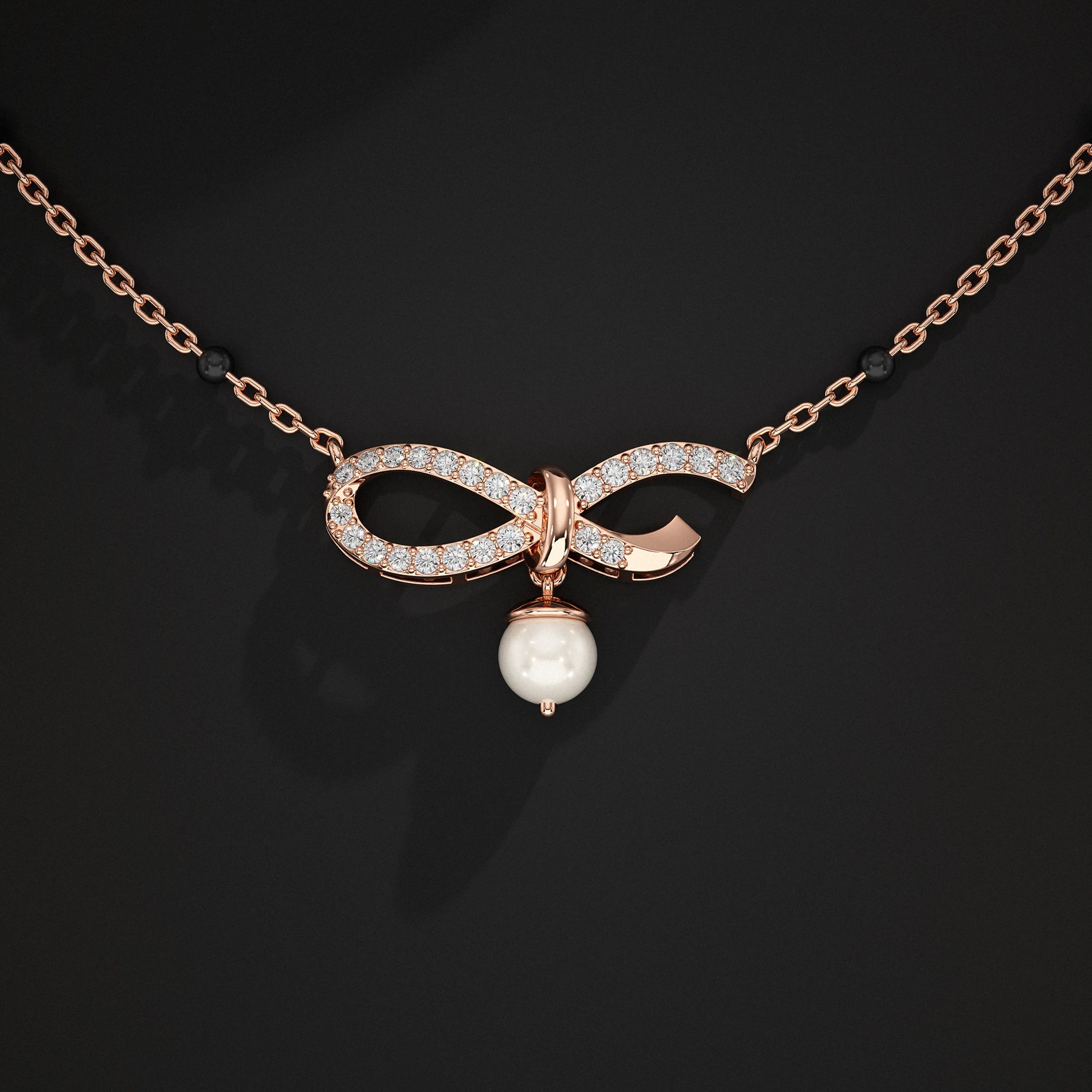 Infinity Lab Diamond Mangalsutra Mangal Sutra