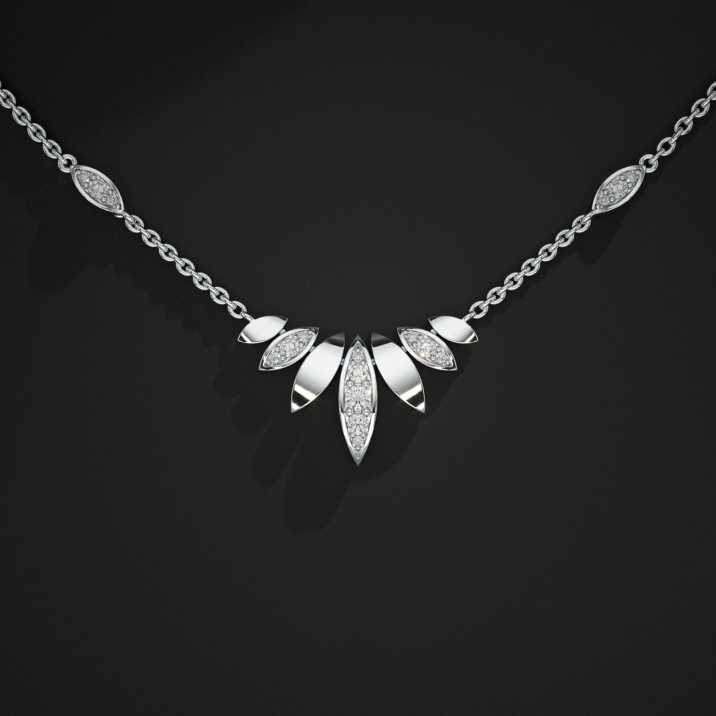 Petal Spark Lab Grown Diamond Pendant