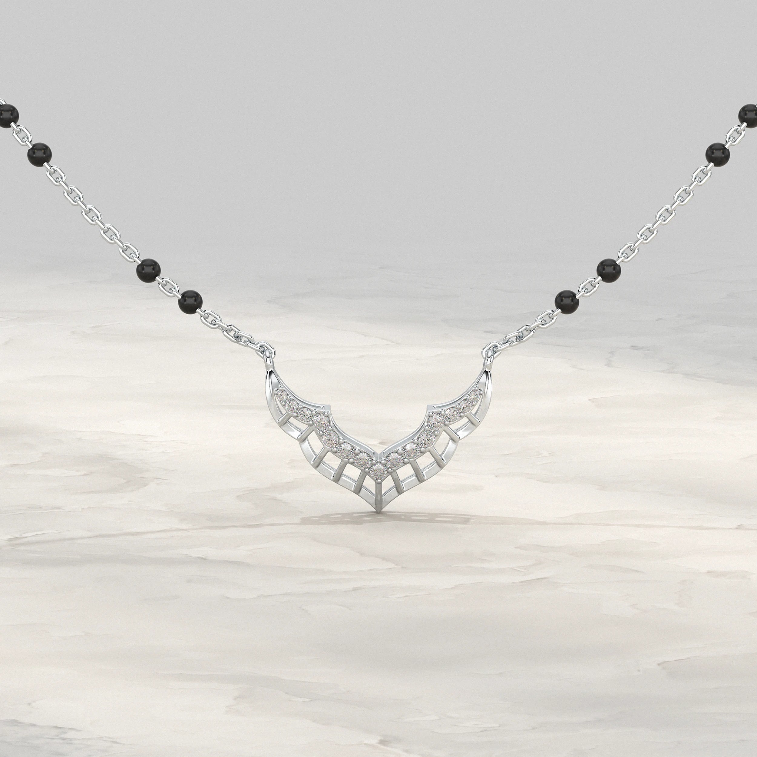 Unique Style Lab Diamond Mangalsutra