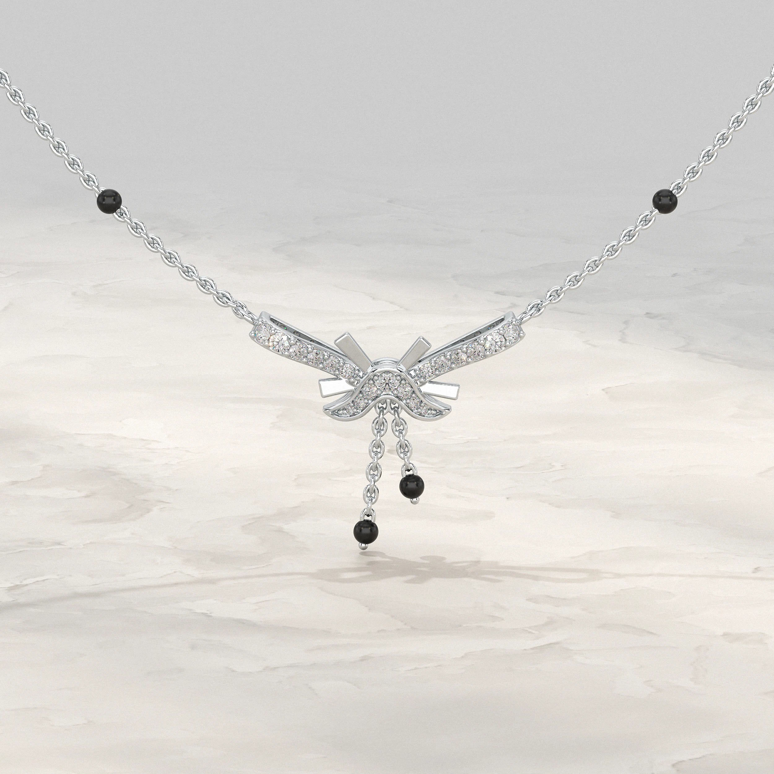 Unique Shape Lab Diamond Mangalsutra