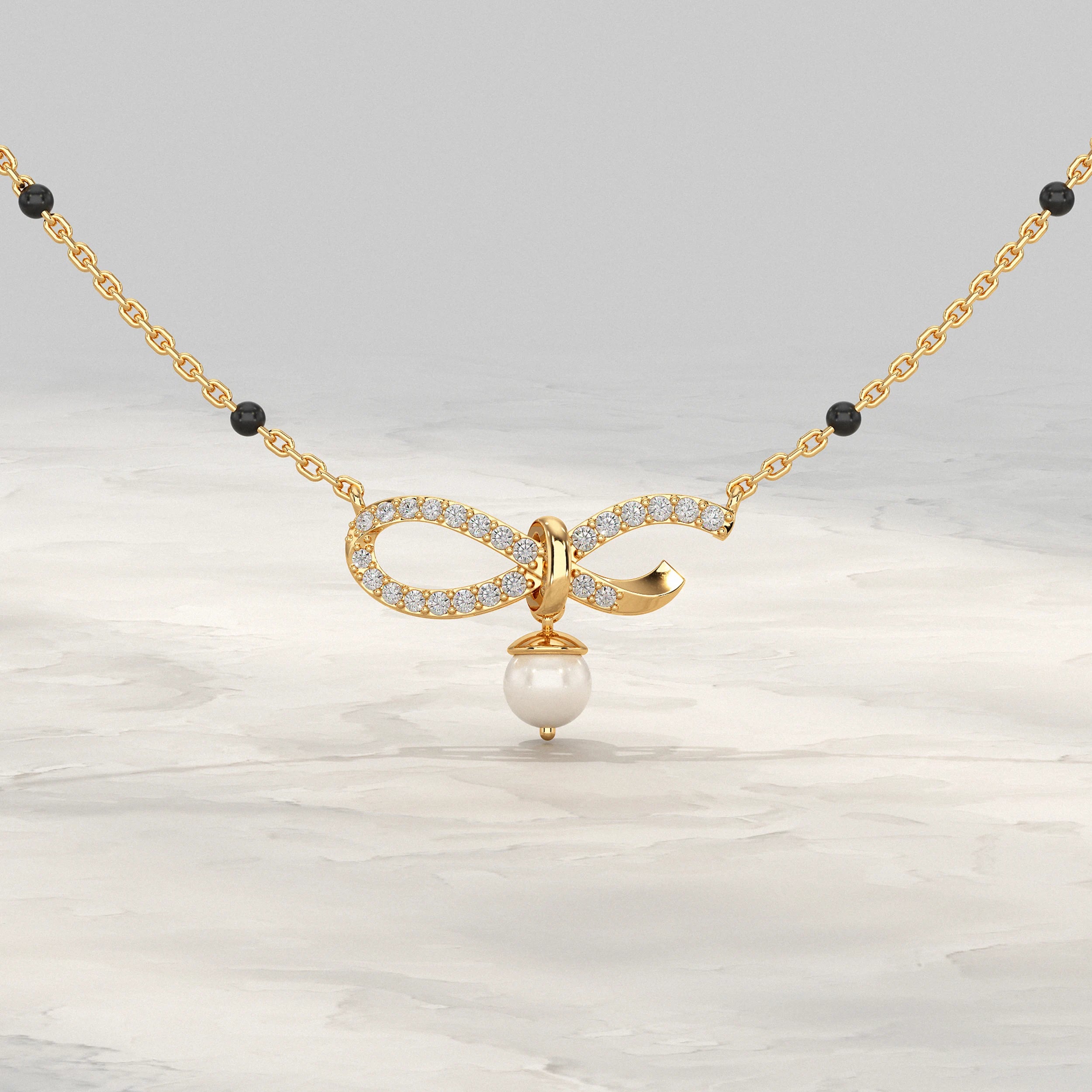 Infinity Lab Diamond Mangalsutra Mangal Sutra
