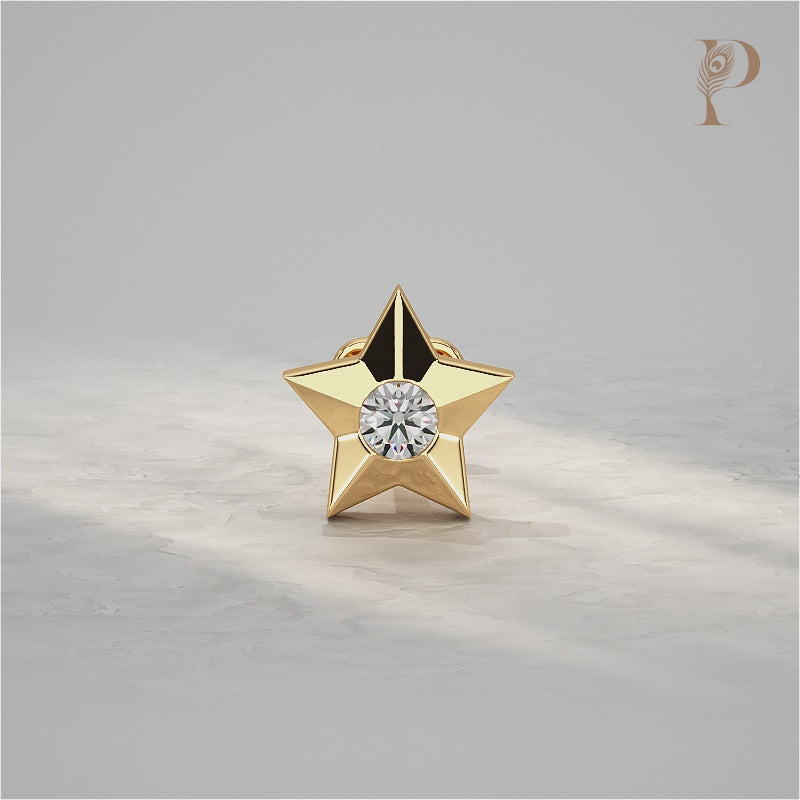 Stellar Spark Diamond Nose Pin
