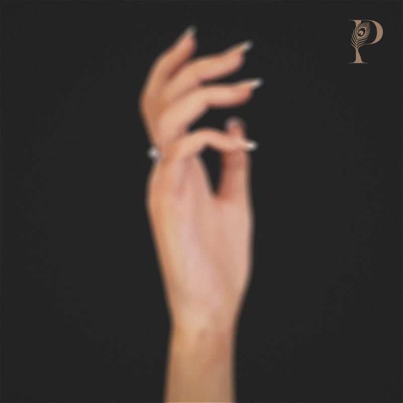 Pearl Butterfly Open Cuff Ring