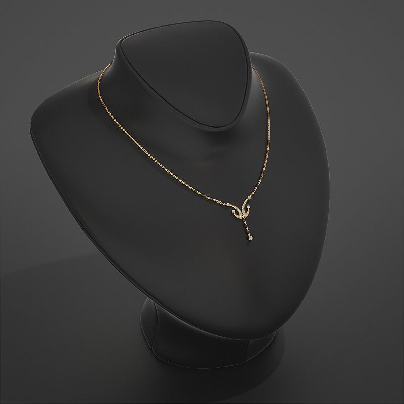 Layer Drop Pear Gemstone Mangalsutra